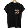 cute floral tshirt