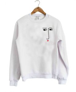 face sweatshirt