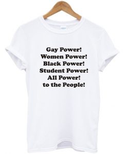 gay power tshirt