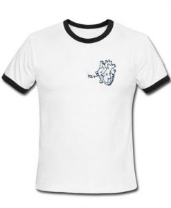 heart ringer shirt