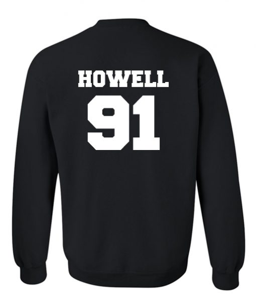 howell 91 sweatshirt back