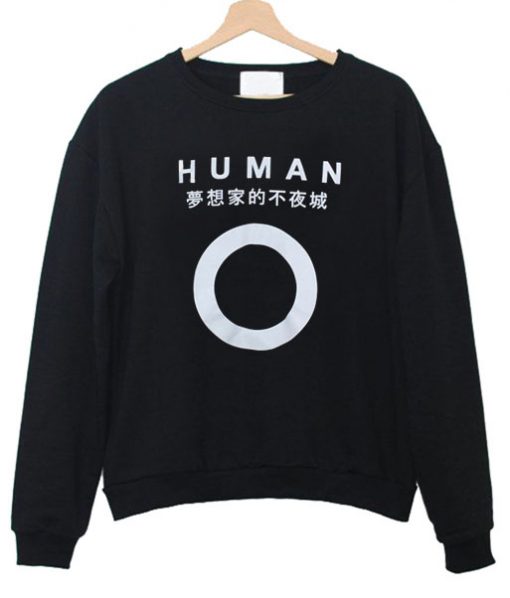 human sweatshirt