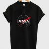 nasa logo black tshirt