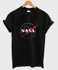 nasa logo black tshirt