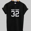 new york 32 tshirt