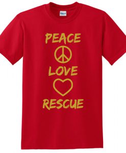 peace love rescue