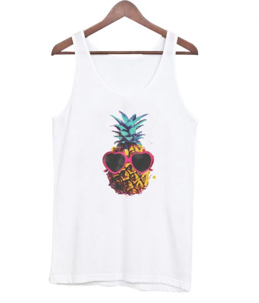 pineapple with sunglasses tanktop