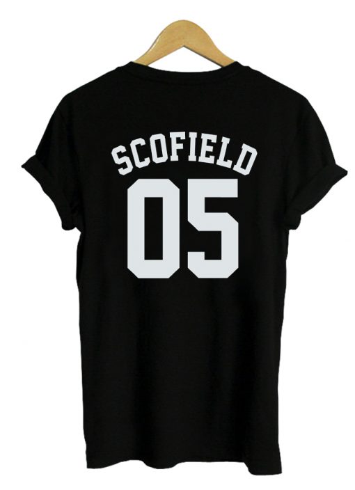 scofield tshirt back