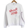 short one sweatshirt