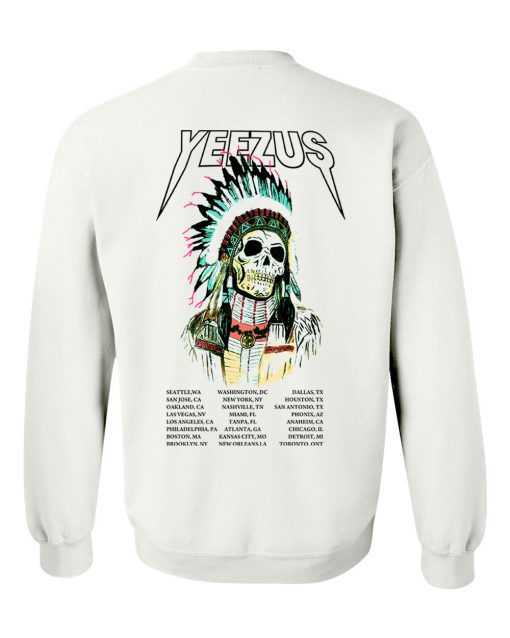 yeezus sweatshirt back