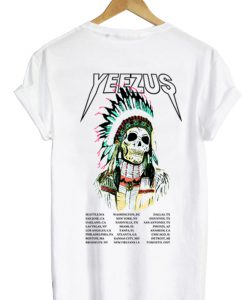 yeezus tshirt back