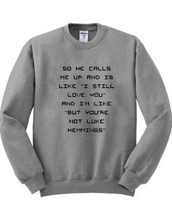 5sos fam luke hemmings sweatshirt