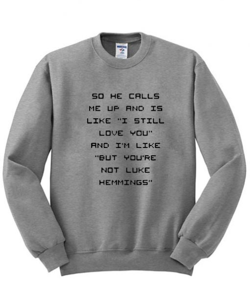 5sos fam luke hemmings sweatshirt