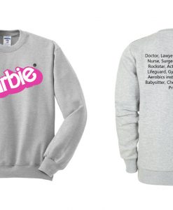 Barbie Logo Sweatshirt Twoside