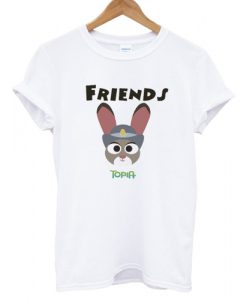 Best Friends Cartoon Zootopia T shirt Couple