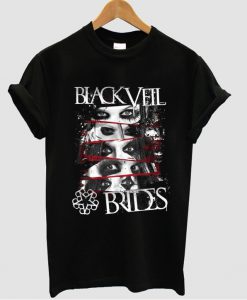 Black Veil Brides BVB 5 face eyes tshirt