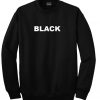 Black sweatshirt