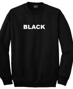 Black sweatshirt