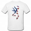 Browning american flag T shirt Back White