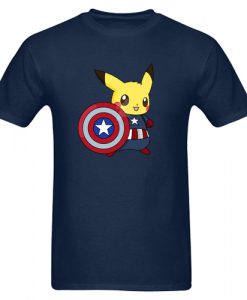 Captain Pikachu T shirt