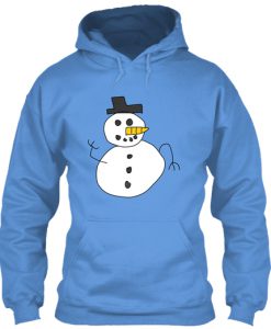 Cartoon Snow Man Hoodie