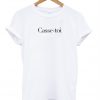 Casse-toi ringer shirt