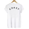 Coast T shirt Back