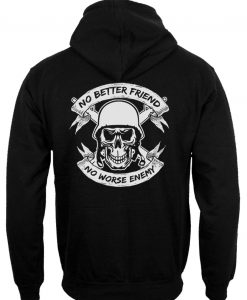 Crazy Marine Hoodie Back