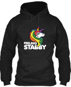 Feeling stabby Unicorn Hoodie