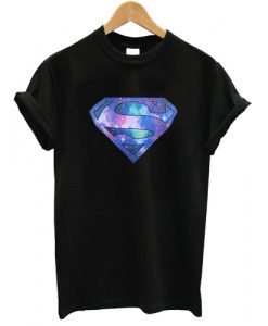 Galaxy superman logo T shirt