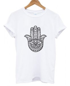 Hamsa Hand and eye symbol T shirt