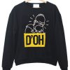 Homer Simpson D'OH sweatshirt