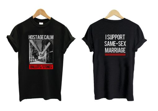 I support same - sex marriage T shirt Twoside