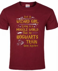 Just a Wizard Girl Tshirt