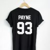 Liam Payne 93 T shirt Back