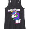 Magical AF Unicorn funny retro tank top