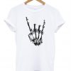 Skeleton Rock Hand Tshirt