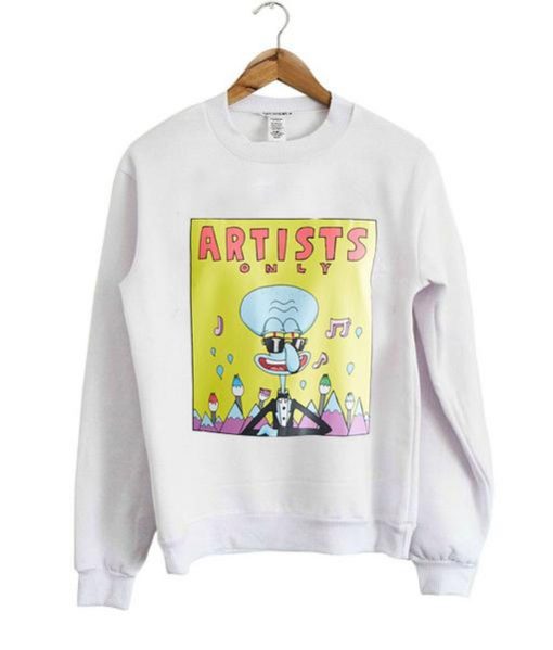 SpongeBob Artists Only Squidward Sweatshirt