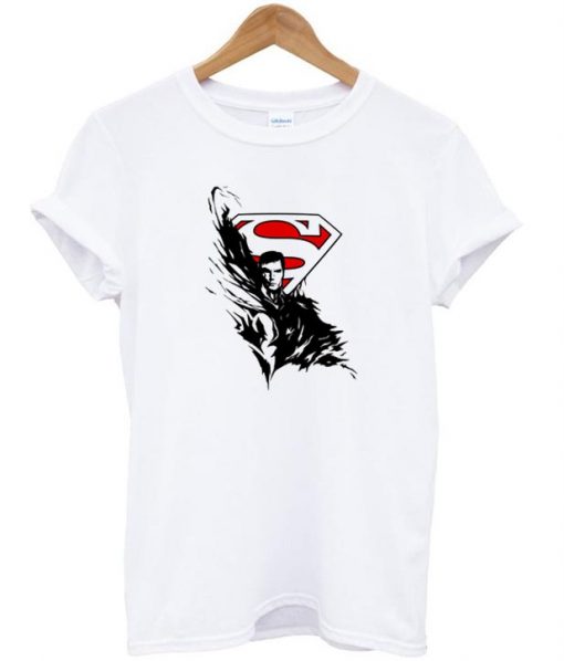 Tribal Rose And Superman Logo Tshirt