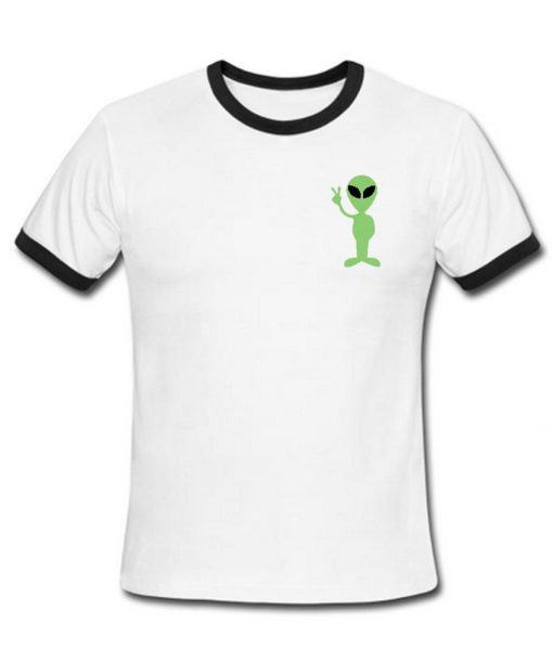 Ufo Alien Ringer Shirt