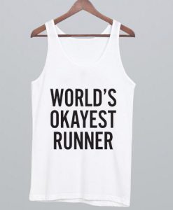 World's Okayest Runner Tank Top