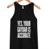 Yes Your Gaydar is accurate tanktop