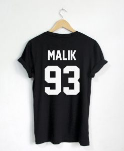 Zayn Malik 93 T shirt Back