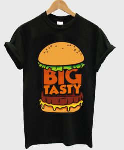 big tasty burger black tshirt