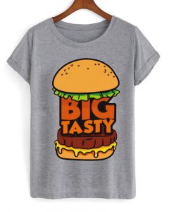 big tasty burger grey tshirt