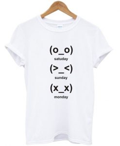 cute emoji days tshirt