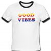 good vibes tshirt white black