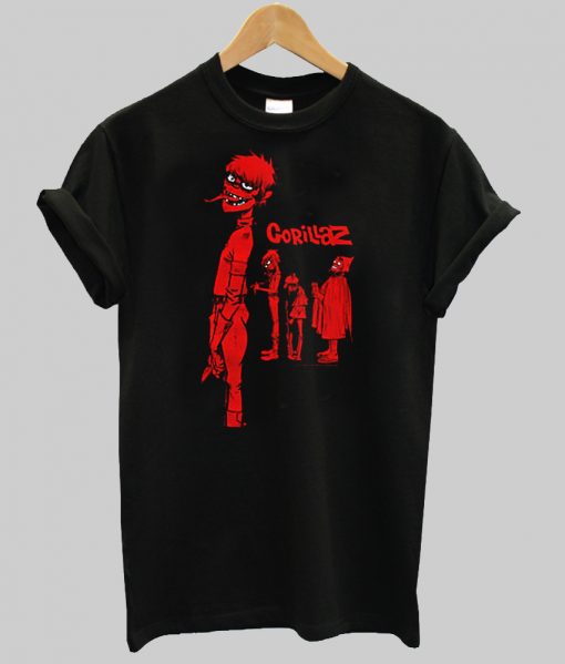 gorillaz tshirt