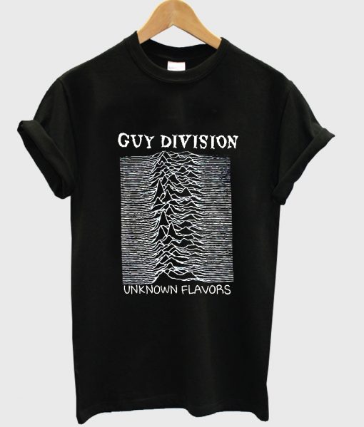 guy division tshirt BLACK