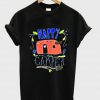 happy camper tshirt black